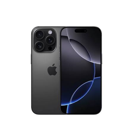 Apple iPhone 16 Pro (Black Titanium, 128 GB) (OLD)