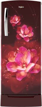 Whirlpool 192 L Direct Cool Single Door 4 Star Refrigerator  with 4 star Refrigerator(Wine Peony, 215 IMPC ROY 4S Wine PEONY-Y)