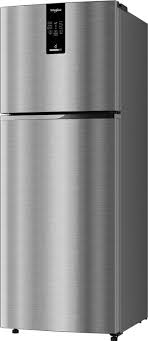 Whirlpool 327 L Frost Free Double Door 2 Star Convertible Refrigerator  with 10-in-1 (Steel, INV CNV 375 (2S)-TL)