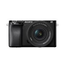 SONY ILCE6100K/BQ IN5 Mirrorless Camera Body with SELP16502 Power Zoom (Black)