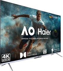 Haier 140 cm (55 inch) Ultra HD (4K) LED Smart Google TV Dual Band Wi-Fi |2GB RAM + 32GB ROM (55H5E)