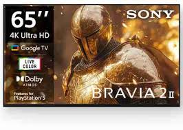SONY BRAVIA 2 II 163.9 cm (65 inch) Ultra HD (4K) LED Smart Google TV (K-65S25BM2)