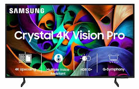 Samsung Crystal 4K Vision Pro 108 cm (43 inch) Ultra HD (4K)  Knox Security (UA43DUE76AKLXL)