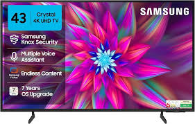 Samsung Crystal 4K Vision Pro 108 cm (43 inch) Ultra HD (4K)  Knox Security (UA43DUE76AKLXL)
