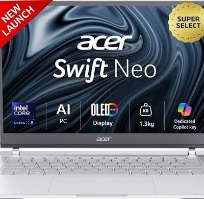 Acer Swift Neo Office 2024 + M365 Basic Intel Core Ultra 5 115U – (16 GB/1 TB SSD/Windows 11 Home) SFN14-54H