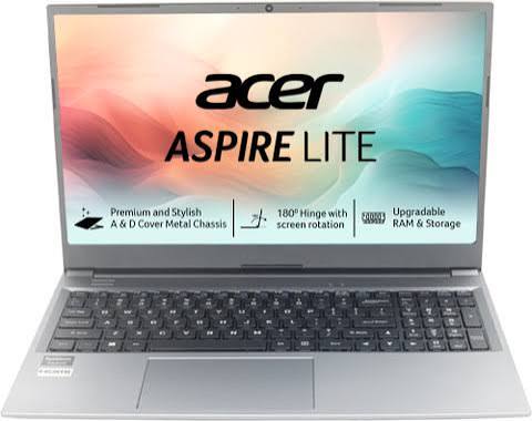Acer Aspire Lite AMD Ryzen 3 Quad Core 5300U – (16 GB/512 GB SSD/Windows 11 Home)