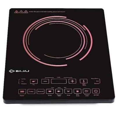 BAJAJ 2000 W Induction Cooktop Touch Panel (Black, Pink, ICX 200 FP (740304))