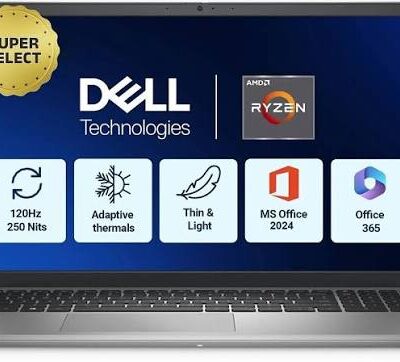 DELL 15 (Previously Inspiron) (2025) Microsoft Office Home 2024 AMD Ryzen 5 Hexa Core 7530U – (16 GB/512 GB SSD/Windows 11 Home) 3535 / 15DC15255