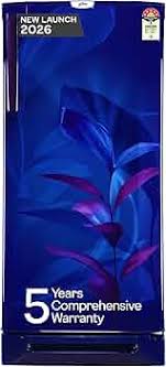 Godrej 185 L Direct Cool Single Door 5 Star Refrigerator Advanced Inverter Technology (Marine blue, RD 195EN TDI MN BL)