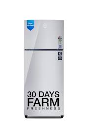 Godrej 223 L Frost Free Double Door 2 Star Refrigerator  with AI Powered  (Steel Glow, RF EON 244BN RI STEEL GLOW)