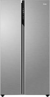 Haier 596 L Frost Free Double Door Convertible Refrigerator (Shiny Steel, HES-690SS-P)
