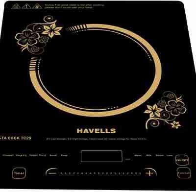 HAVELLS 2000 W Induction Cooktop Touch Panel (Black, GHCICDRK120)