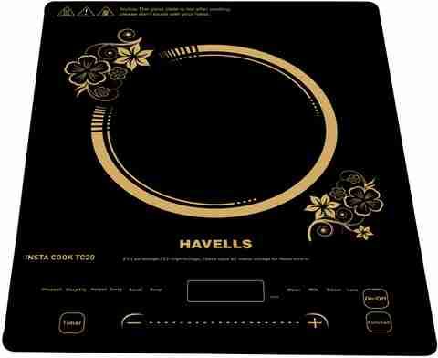 HAVELLS 2000 W Induction Cooktop Touch Panel (Black, GHCICDRK120)