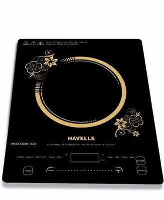 HAVELLS 2000 W Induction Cooktop Touch Panel (Black, GHCICDRK120)