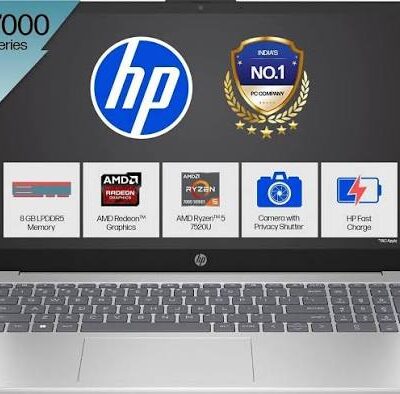 HP AMD Ryzen 5 Quad Core 7520U – (16 GB/512 GB SSD)