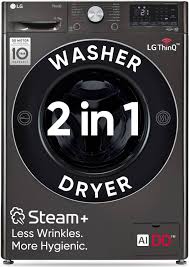 LG 11/7 kg AI Direct Drive Technology TurboWash Ready to Wear Clothes, Optimal wash for different fabrics(FHD1107SWM)