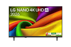 LG 108 cm (43 inch) Ultra HD (4K) LED Smart WebOS TV 2026 Edition with NANO  Multi AI (Google Gemini & MS Copilot)(43NU870BPLA)