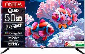 ONIDA Karaoke Series 126 cm (50 inch) Ultra HD (4K) LED Smart Google TV 2025 (50UGFD)