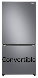 Samsung 550 L Frost Free Side by Side Convertible Refrigerator (Refined Inox, RF57A5032S9/TL