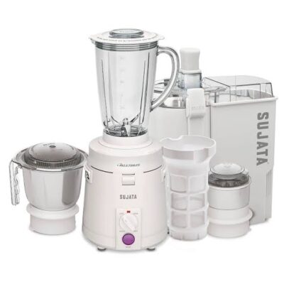 SUJATA MULTIMIX 900 W Juicer Mixer Grinder (MULTIMIX | 3 Jars | White)