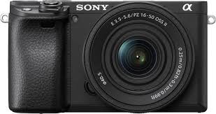 SONY ILCE-6400K/BQ IN5 Mirrorless Camera Body with SELP16502 Power Zoom (Black)