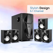 ZEBRONICS Zeb BT7591RUCF speaker, 5.25″ Subwoofer, AC-3 surround sound, 95 W Bluetooth Home Theatre (Black, 5.1 Channel)