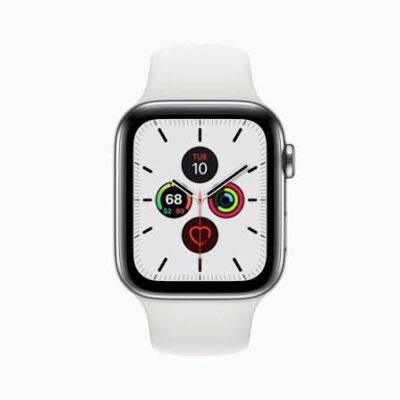 Apple Watch Series 5 GPS (Silver, Regular)
